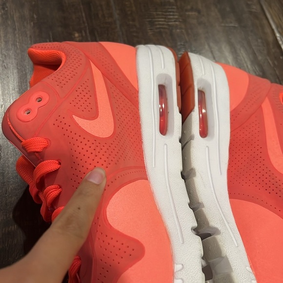 Nike Air Max 1 Ultra Moire ( Hot Lava) Coral Size 10 704995-800 - Picture 10 of 16